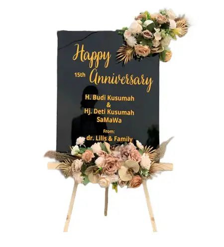 Papan Bunga Akrilik Suwug